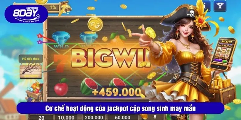 Jackpot Cặp Song Sinh May Mắn Tại 8DAY Cơ Hội Trúng Lớn 3 Cơ chế hoạt động của jackpot cặp song sinh may mắn
